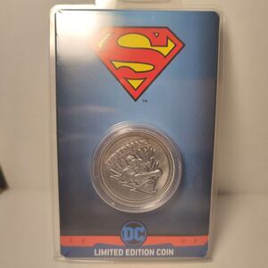 Superman Limited Edition Coin Official DC Comics Collectible Badge Figure